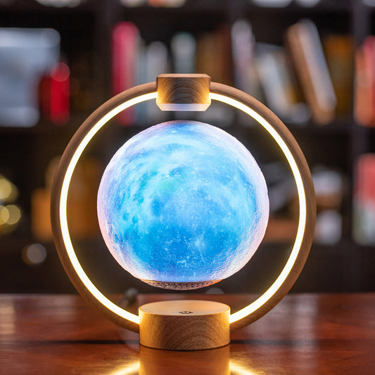 Maglev Bluetooth 3D Moon Light with DIY Color Options